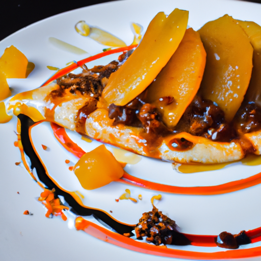 Crêpes croustillantes à la compote de pommes caramélisée