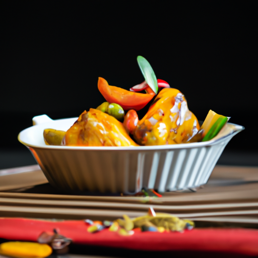 Cocotte de poulet aux agrumes et aux épices douces