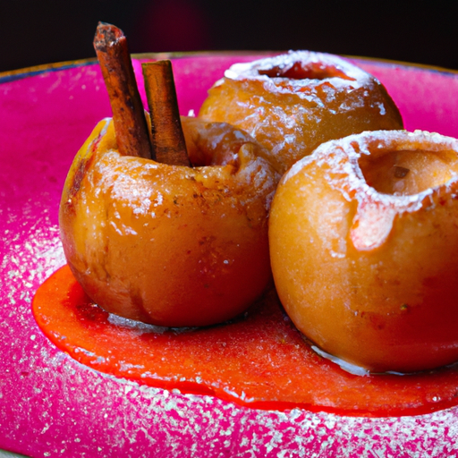 Pommes d'amour glacées à la cannelle