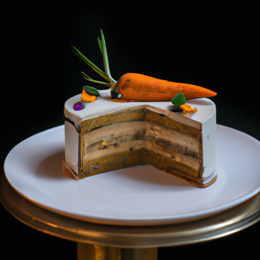 Gâteau aux carottes et à la pistache