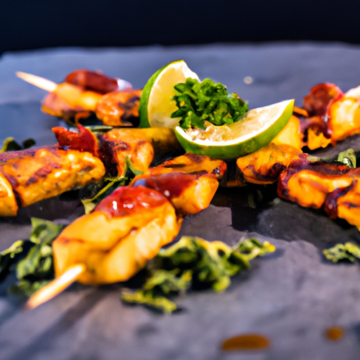 Brochettes de poulet croustillant au chorizo