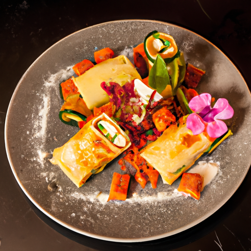 Cannellonis de courgettes farcis à la ricotta et aux tomates séchées