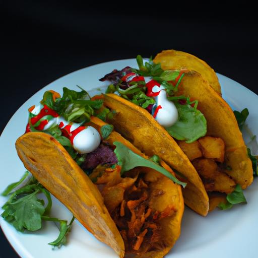 Tacos de patates douces croustillantes