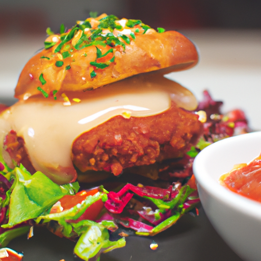 Burgers de patate douce croustillants