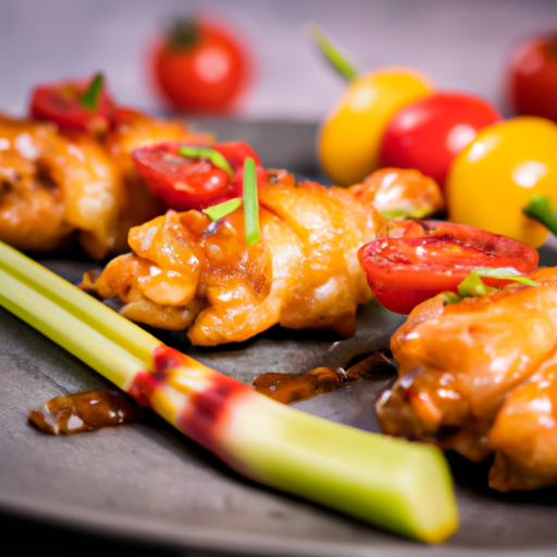 Brochettes de poulet croustillant au miel et à la moutarde