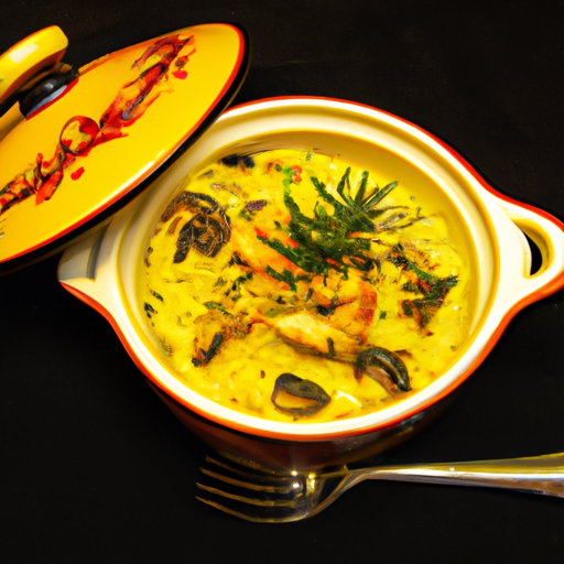 Cassolette de lotte aux agrumes et safran