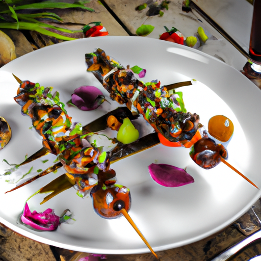 Brochettes de poulpe grillé et sa salsa fraîche