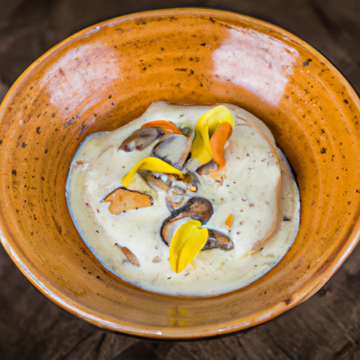 Cassolette de polenta crémeuse aux champignons sauvages