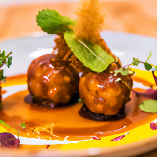 Boulettes de porc caramélisées aux cacahuètes