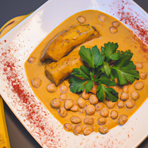 Curry de bananes plantain et pois chiches