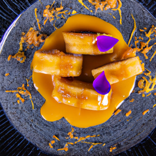 Éclats de banane croustillants au caramel salé