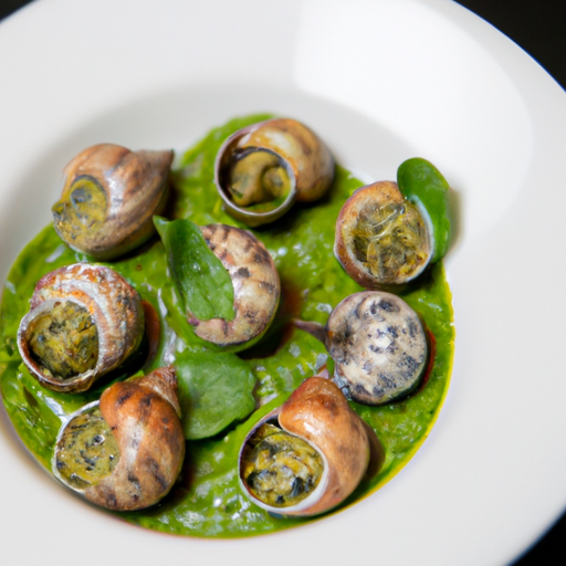 Escargots croustillants au pesto de basilic