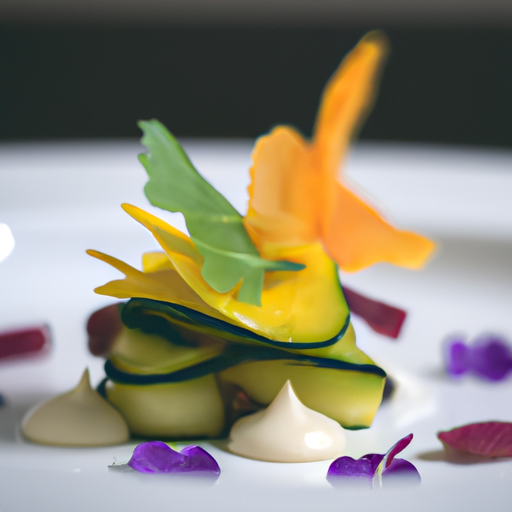Étoile de carottes et courgettes croustillante