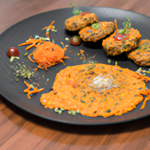 Boulettes de lentilles corail sauce tomate épicée