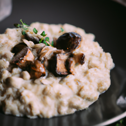 Risotto crémeux aux cèpes et à la truffe