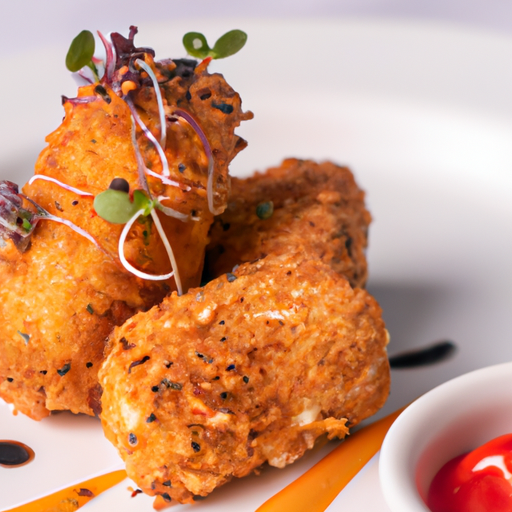 Bouchées croustillantes de poulet à la noix de coco