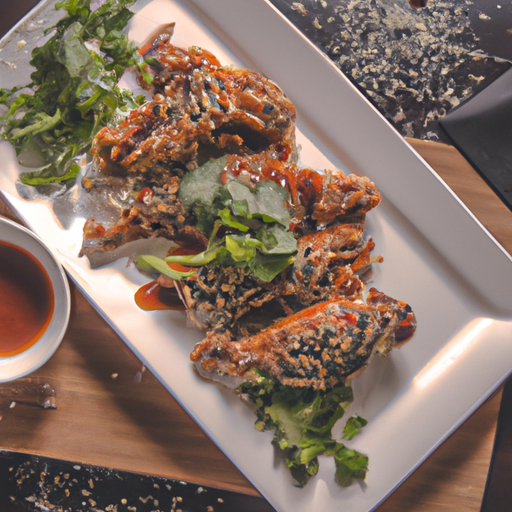 Poulet croustillant au sésame et poivre de Sichuan