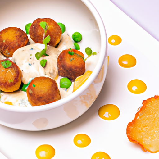 Boulettes croustillantes de patate douce et pois chiches