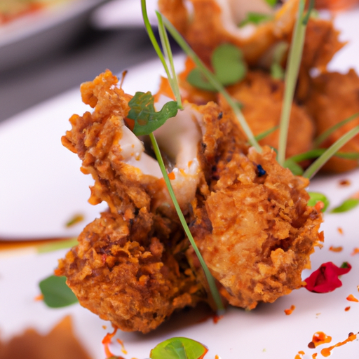 Bouchées croustillantes au poulet miel-sésame