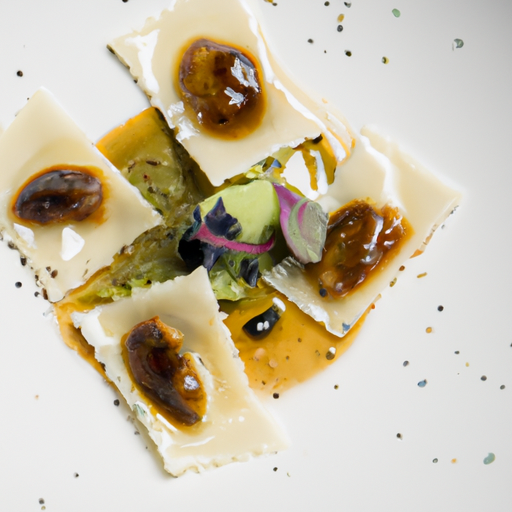 Raviolis croustillants aux champignons sauvages
