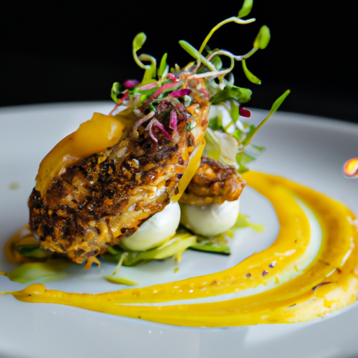 Poulet croustillant au sésame et à l'orange