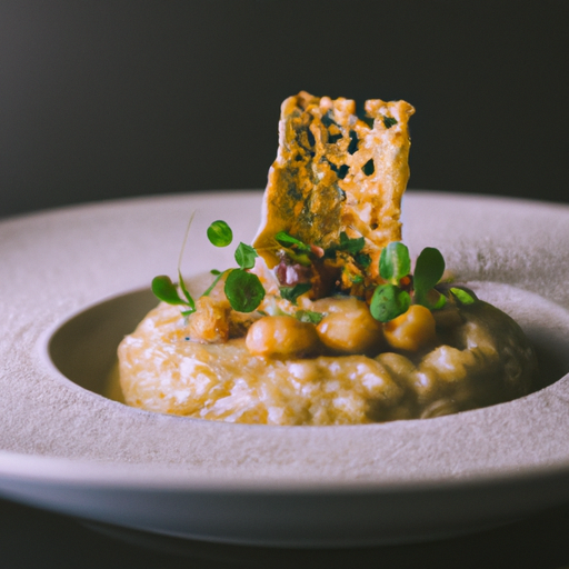 Risotto forestier au parmesan croustillant