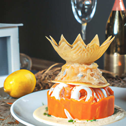 Pastilla aux fruits de mer croustillante