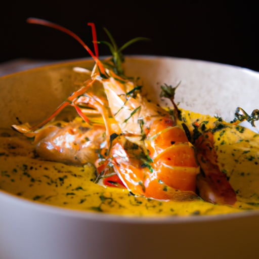 Cassolette de langoustines aux agrumes