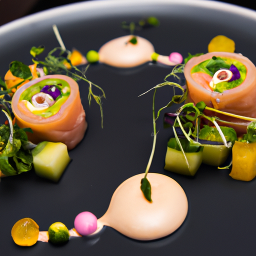 Roulés de saumon fumé à la mousse d'avocat et zestes de citron vert
