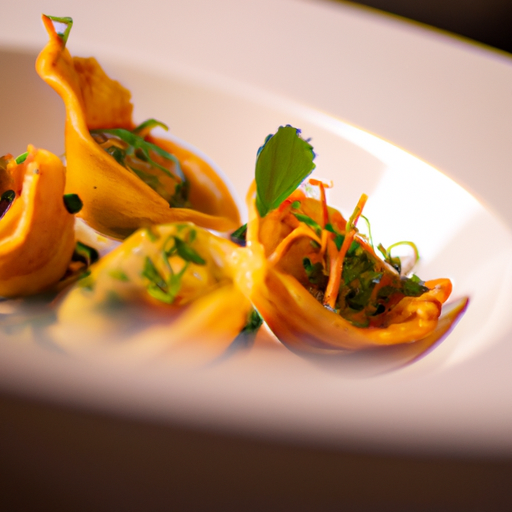 Raviolis de crevettes croustillantes à la coriandre