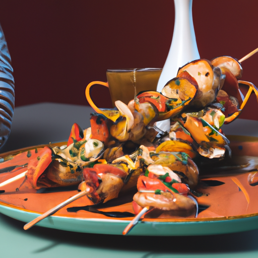 Brochettes de poulet au beurre de cacahuète