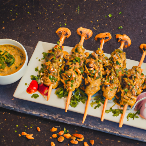 Brochettes de poulet au zaatar et sauce tahini