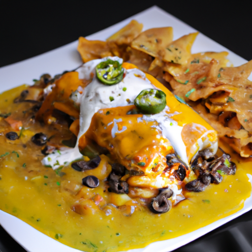 Enchiladas au poulet et à la mangue