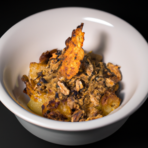 Crumble de patates douces et noix de pécan caramélisées