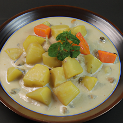 Curry de patate douce à la noix de coco