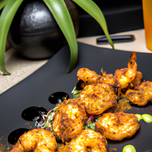 Crevettes croustillantes à la noix de coco et sauce mangue-piment