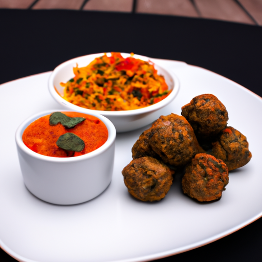 Boulettes de patates douces et lentilles aux épices exotiques