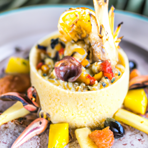 Couscous aux fruits de mer épicés