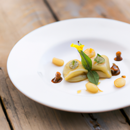 Raviolis de patate douce à la sauge et aux noisettes
