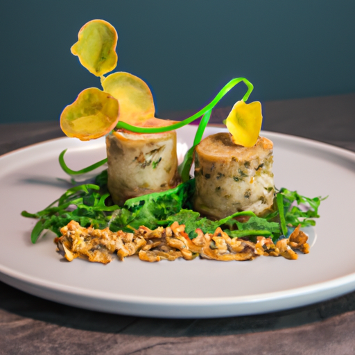 Roulés de patate douce aux lentilles et pesto de roquette