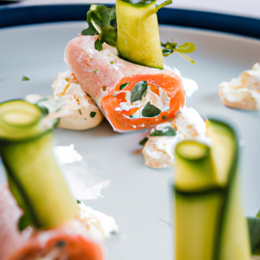 Roulés de saumon aux asperges et à la ricotta