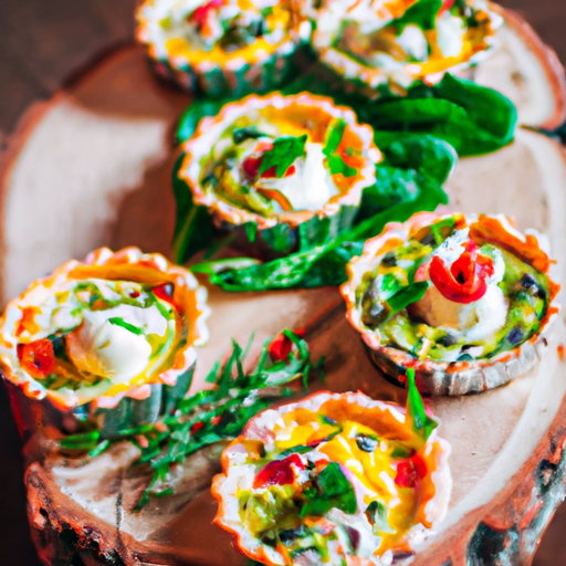Tartelettes aux légumes du jardin et crème de feta
