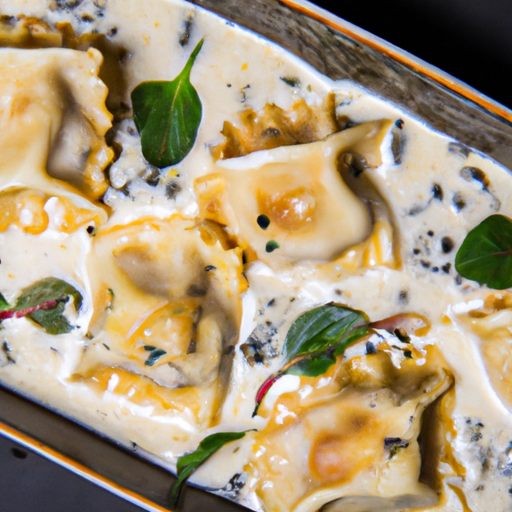 Raviolis croustillants aux champignons sauvages