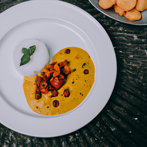 Curry de patates douces et pois chiches au lait de coco