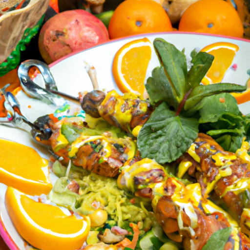 Chiche taouk libanais aux saveurs d'agrumes