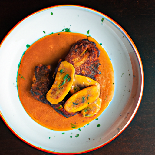 Curry de bananes plantain croustillantes