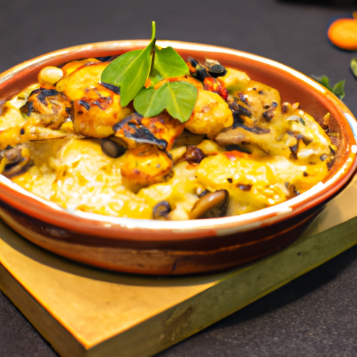 Cassolette de lotte au safran et aux poireaux