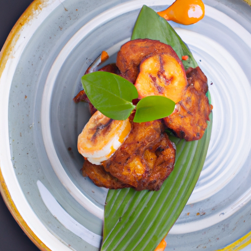 Curry de bananes plantain croustillantes