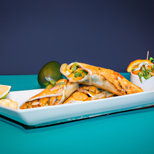 Crêpes croustillantes au poulet cajun et salsa d'avocat