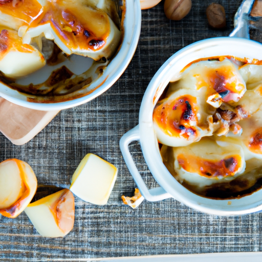 Gratin de patates douces à la vanille et aux noix de pécan caramélisées